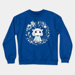 Boho Kawaii Demon – Cute & Spooky Aesthetic Crewneck Sweatshirt