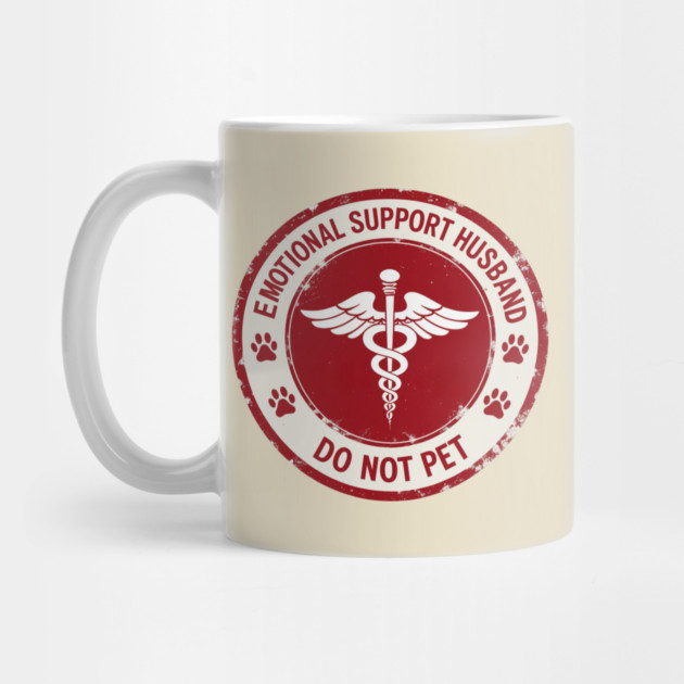 Emotional-Support-Husband-Do-Not-Pet by Creatifly Graphic Tees