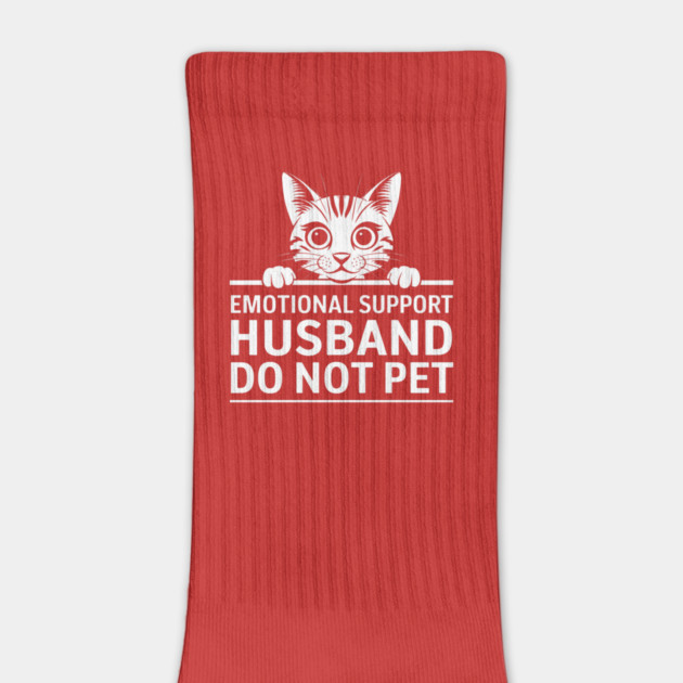 Emotional-Support-Husband-Do-Not-Pet by Creatifly Graphic Tees