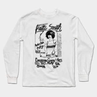 Patti Smith - Rock 'n Roll Poetry Long Sleeve T-Shirt