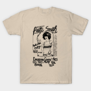 Patti Smith - Rock 'n Roll Poetry T-Shirt