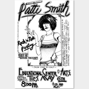 Patti Smith - Rock 'n Roll Poetry Posters and Art
