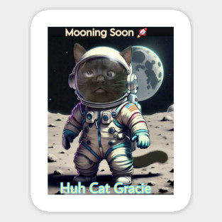 Gracie Mooning Soon Magnet