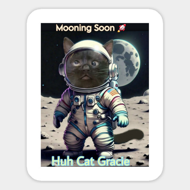 Gracie Mooning Soon Magnet by Aylin 's Store
