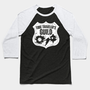 Time Traveler’s Guild – Temporal Explorers Unite Baseball T-Shirt