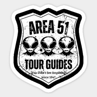 Area 51 Tour Guides – You Didn’t See Anything Magnet
