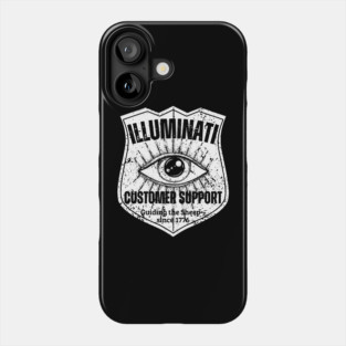 Illuminati Customer Support – Guiding the Sheep Since 1776 Phone Case