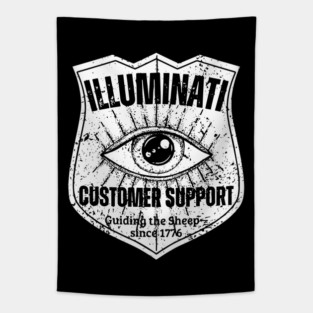 Illuminati Customer Support – Guiding the Sheep Since 1776 Tapestry