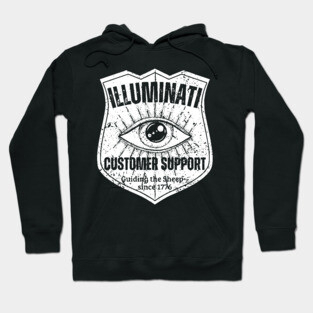 Illuminati Customer Support – Guiding the Sheep Since 1776 Hoodie