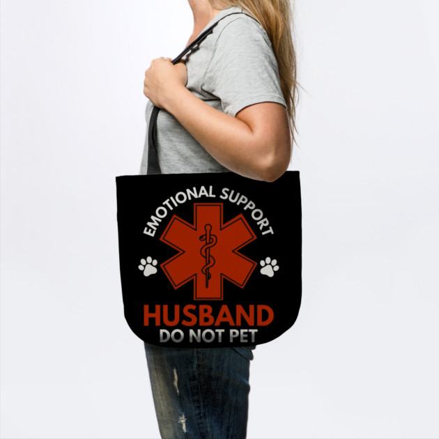 Emotional-Support-Husband-Do-Not-Pet by Creatifly Graphic Tees