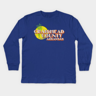 Craighead County Arkansas Kids Long Sleeve T-Shirt