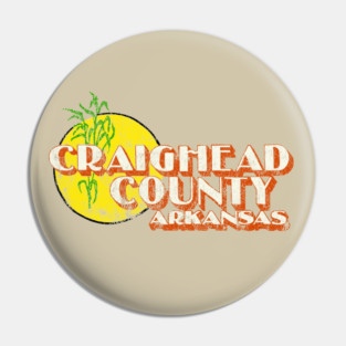 Craighead County Arkansas Pin