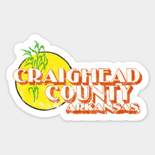 Craighead County Arkansas Sticker