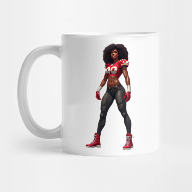 Female American Football by animegirlnft