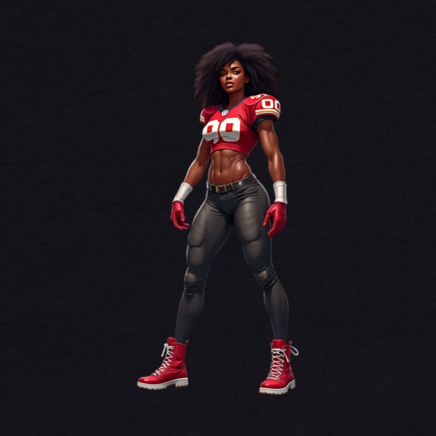 Female American Football by animegirlnft