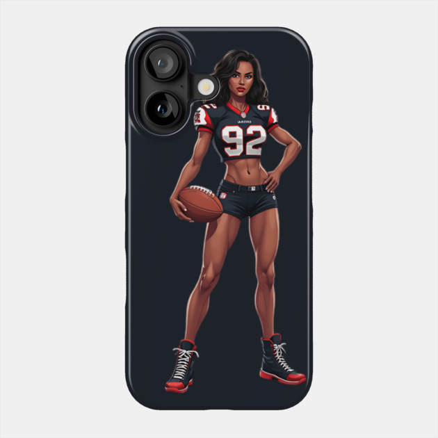 Women American Football Phone Case by animegirlnft