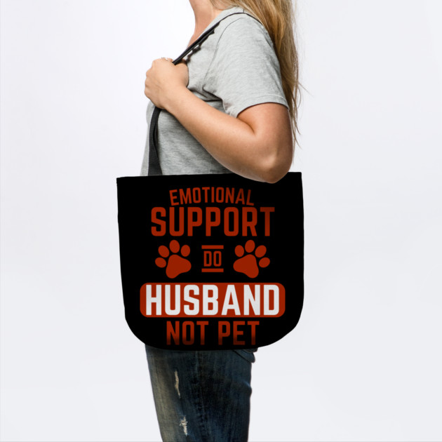 Emotional-Support-Husband-Do-Not-Pet by Creatifly Graphic Tees