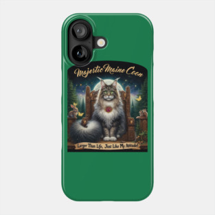 Majestic Maine Coon Cat Phone Case