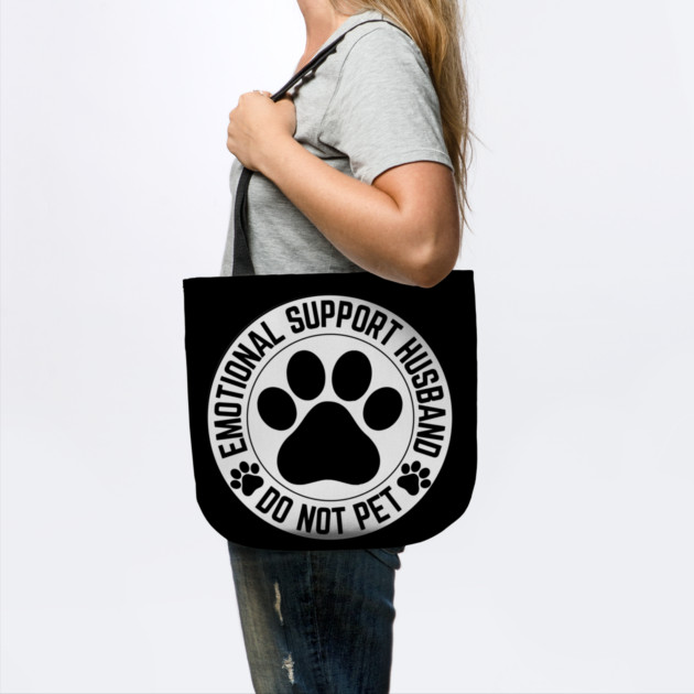 Emotional-Support-Husband-Do-Not-Pet by Creatifly Graphic Tees