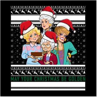 Golden Girls Christmas Posters and Art