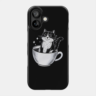 Cat in a Cup Phone Case