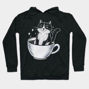 Cat in a Cup Hoodie