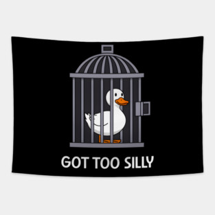 Got Too Silly Tapestry