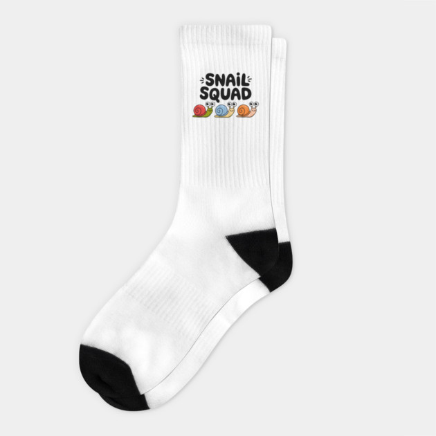 Snail Squad Socks by MakerMind8.2