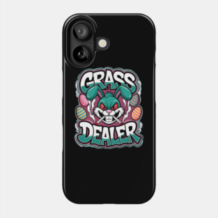 Stoned Easter Bunny Grass Dealer 4 - 20 Marijuana Easter 420 Phone Case