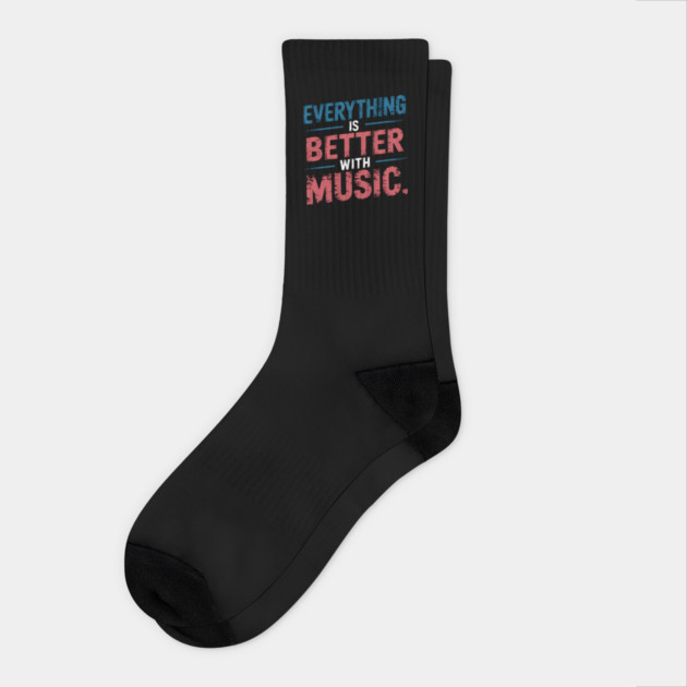 Everything is Better with Music Socks by MakerMind8.2