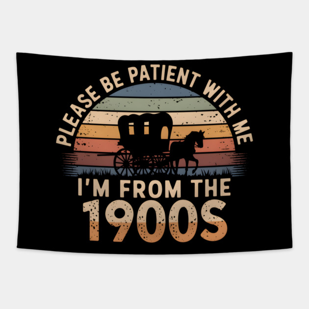 Please Be Patient With Me Tapestry by MakerMind8.2