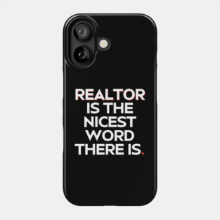 Real Estate Agent Phone Case