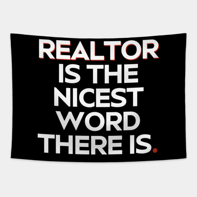 Real Estate Agent Tapestry by REG