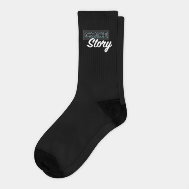 Simple Logo Socks by Code Story