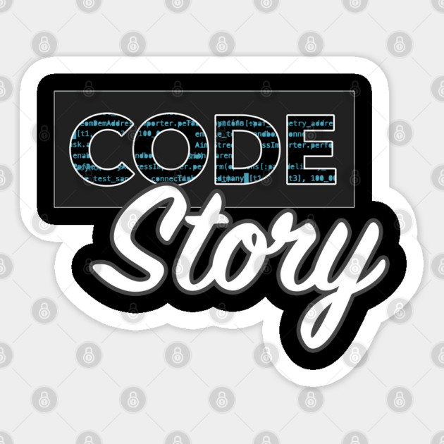Simple Logo Sticker by Code Story
