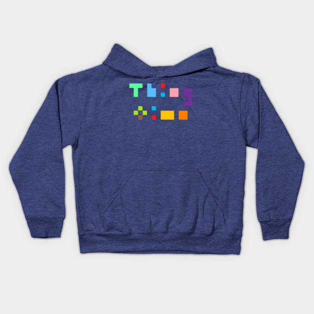 Thing ↩ time Full Chest W/Links Kids Hoodie by Thingtime