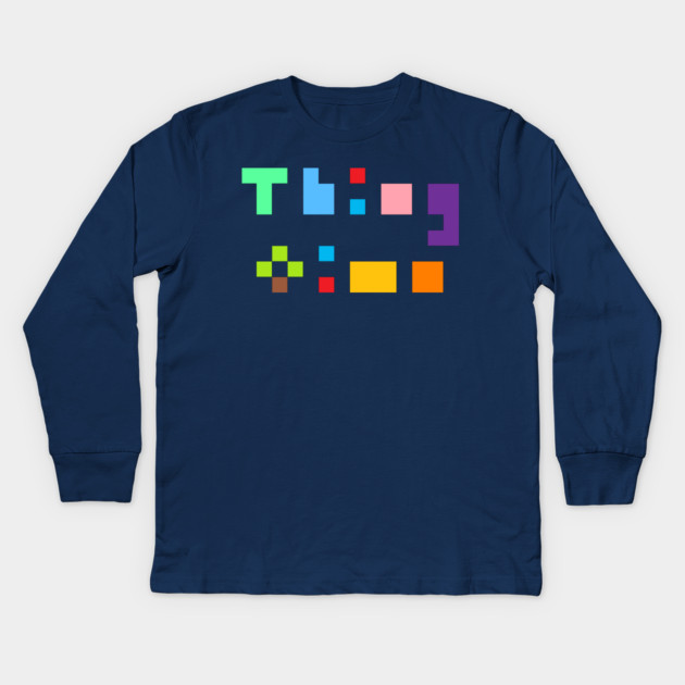 Thing ↩ time Full Chest W/Links Kids Long Sleeve T-Shirt by Thingtime