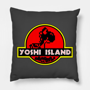 Yoshi Island Jurassic Park Pillow