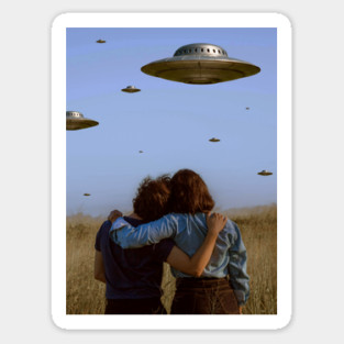UFOs Friends Magnet