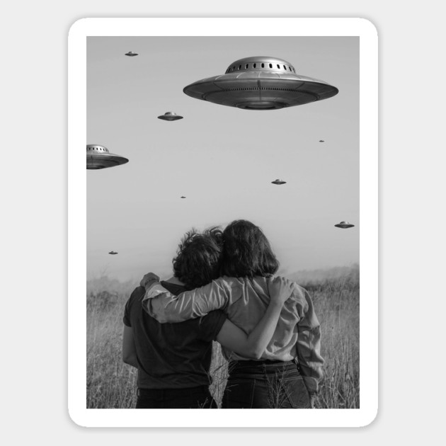 UFOs Friends #2 Magnet by Megadorim