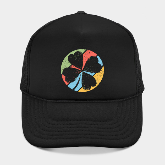 Vintage Distressed Clover Pop Art – Grunge Lucky Shamrock Tee by TuncGK