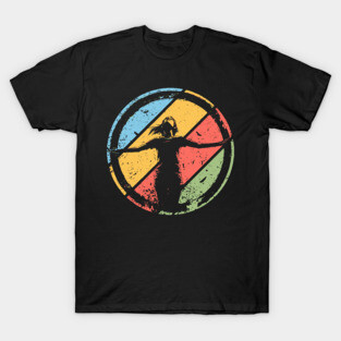 Circle of Happiness – Abstract Pop Art Retro Design T-Shirt