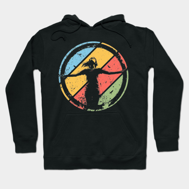 Circle of Happiness – Abstract Pop Art Retro Design Hoodie by TuncGK