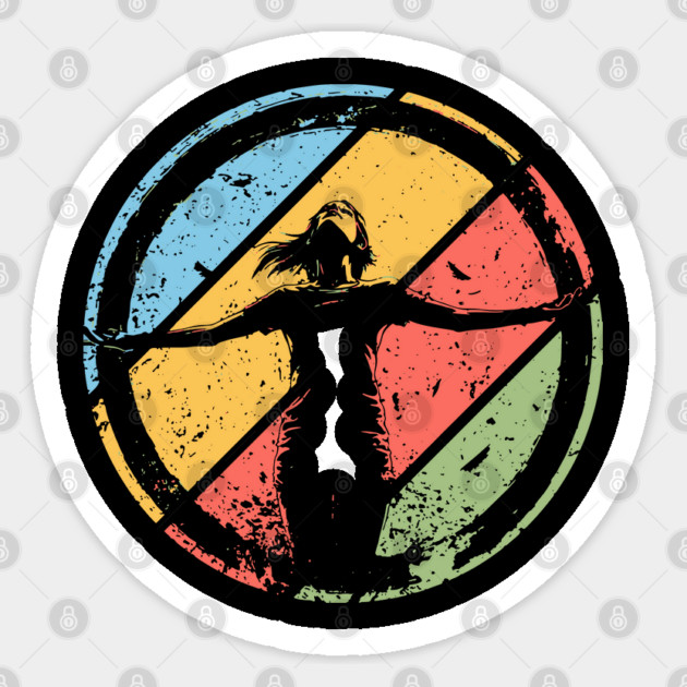 Circle of Happiness – Abstract Pop Art Retro Design Sticker by TuncGK