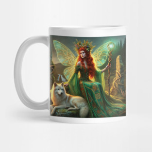 Fairie Dame of the Fine Green Kirtle Mug