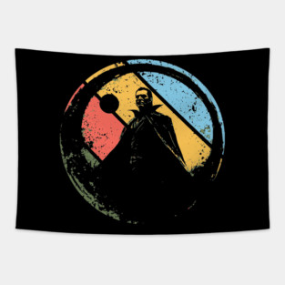 Gothic Dracula Grunge Art – Vintage Vampire Pop Art Design Tapestry