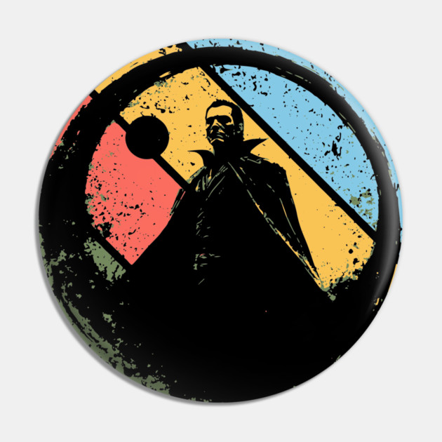 Gothic Dracula Grunge Art – Vintage Vampire Pop Art Design Pin by TuncGK