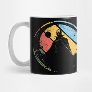 Gothic Dracula Grunge Art – Vintage Vampire Pop Art Design Mug