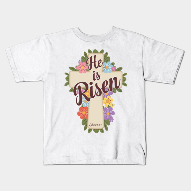 He is Risen - Supernatural Power Kids T-Shirt by Rox