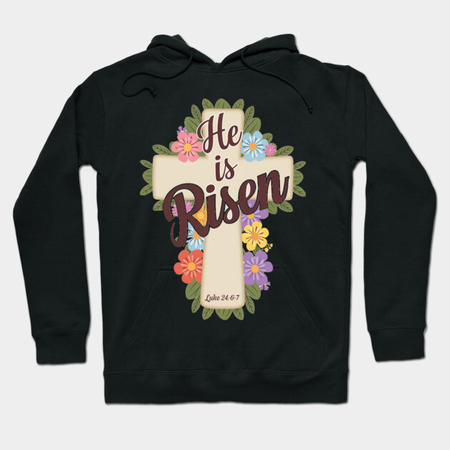 He is Risen - Supernatural Power Hoodie by Rox